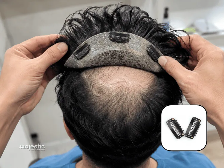 clipping hair patch